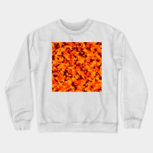 Yellow Orange Camouflage Crewneck Sweatshirt